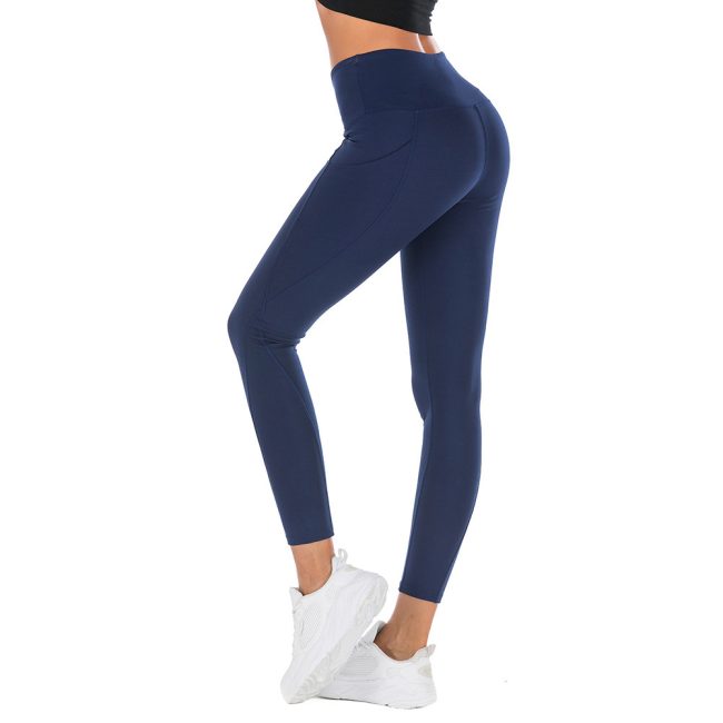 Love of Body - High Waist Yoga Pants, Pocket Yoga Pants Tummy Control Stretch Yoga Leggings - Image 9