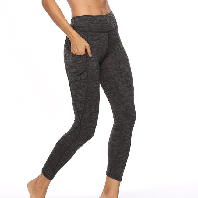 Love of Body - High Waist Yoga Pants, Pocket Yoga Pants Tummy Control Stretch Yoga Leggings - Image 3