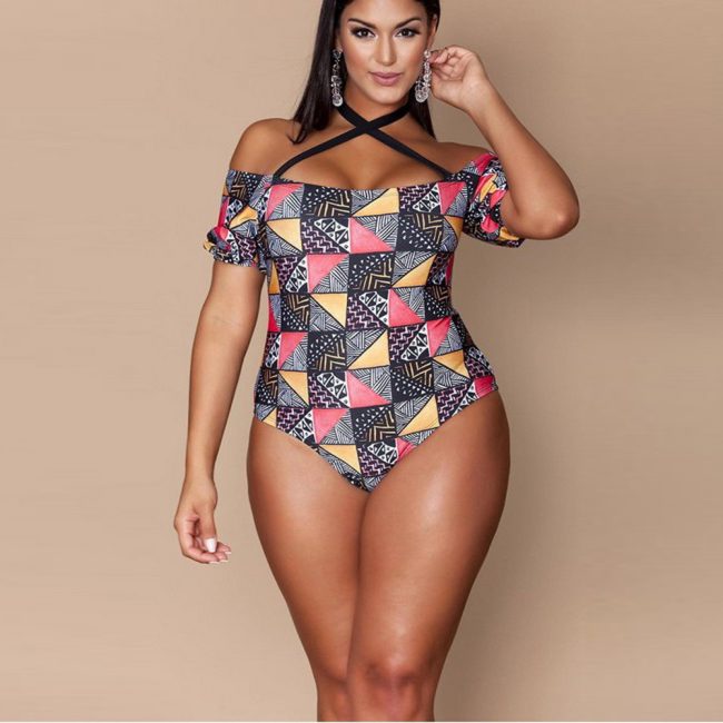 Geometric bikini ladies plus size - Image 5