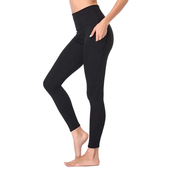 Love of Body - High Waist Yoga Pants, Pocket Yoga Pants Tummy Control Stretch Yoga Leggings