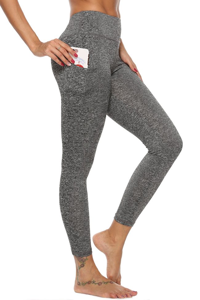 Love of Body - High Waist Yoga Pants, Pocket Yoga Pants Tummy Control Stretch Yoga Leggings - Image 8