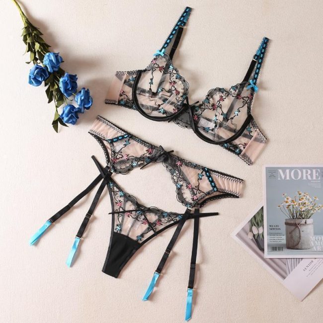 Love of Body - Exquisite Embroidered Steel Glamour Set - Image 4