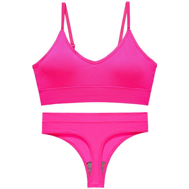 Love of Body - Women's Two Piece Lingerie , High Waisted Bras Panty Thongs Sets - Image 6