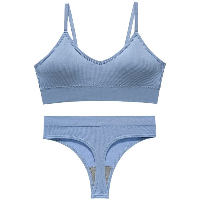Love of Body - Women's Two Piece Lingerie , High Waisted Bras Panty Thongs Sets - Image 3