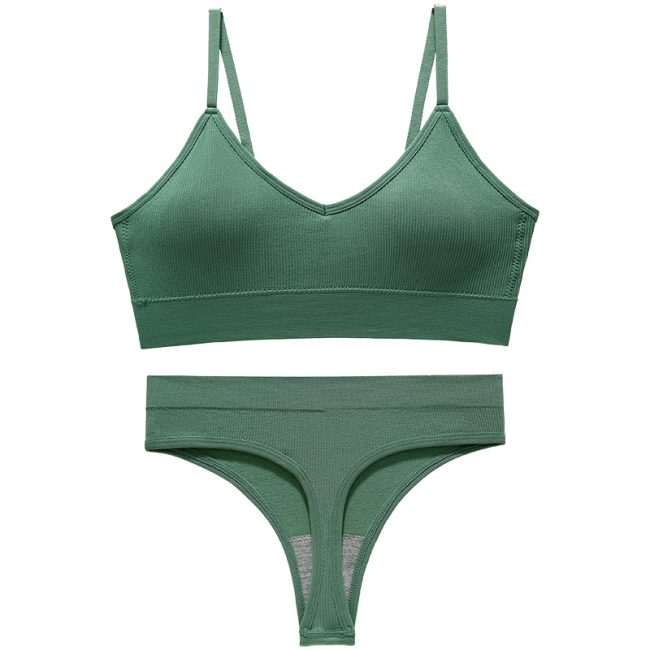 Love of Body - Women's Two Piece Lingerie , High Waisted Bras Panty Thongs Sets - Image 13