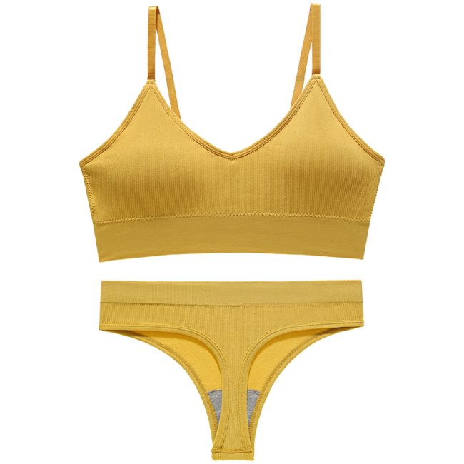 Love of Body - Women's Two Piece Lingerie , High Waisted Bras Panty Thongs Sets - Image 9