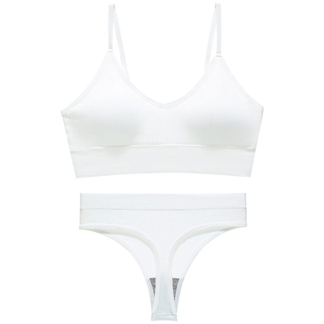 Love of Body - Women's Two Piece Lingerie , High Waisted Bras Panty Thongs Sets - Image 5