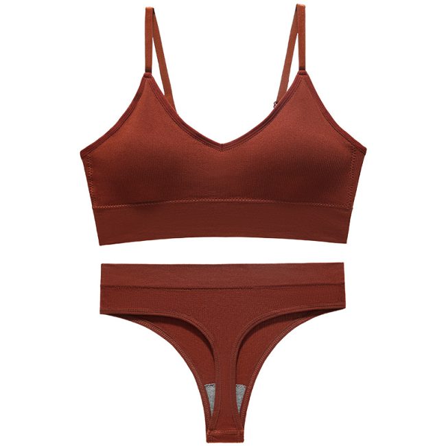 Love of Body - Women's Two Piece Lingerie , High Waisted Bras Panty Thongs Sets - Image 7