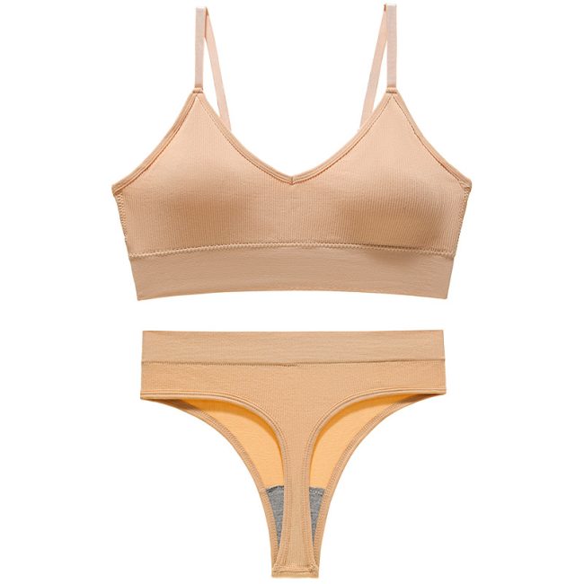 Love of Body - Women's Two Piece Lingerie , High Waisted Bras Panty Thongs Sets - Image 4