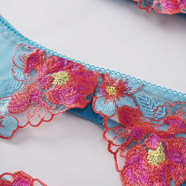Love of Body - Intricate Embroidery Shaping Lingerie Split Set - Image 6