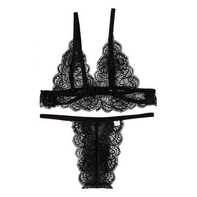 Love of Body-Women's Fashion Lace Split Suit Strapless Non-Sponge Sexy Lingerie - Image 3