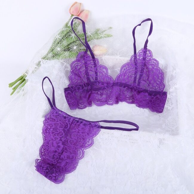 Love of Body-Women's Fashion Lace Split Suit Strapless Non-Sponge Sexy Lingerie - Image 4